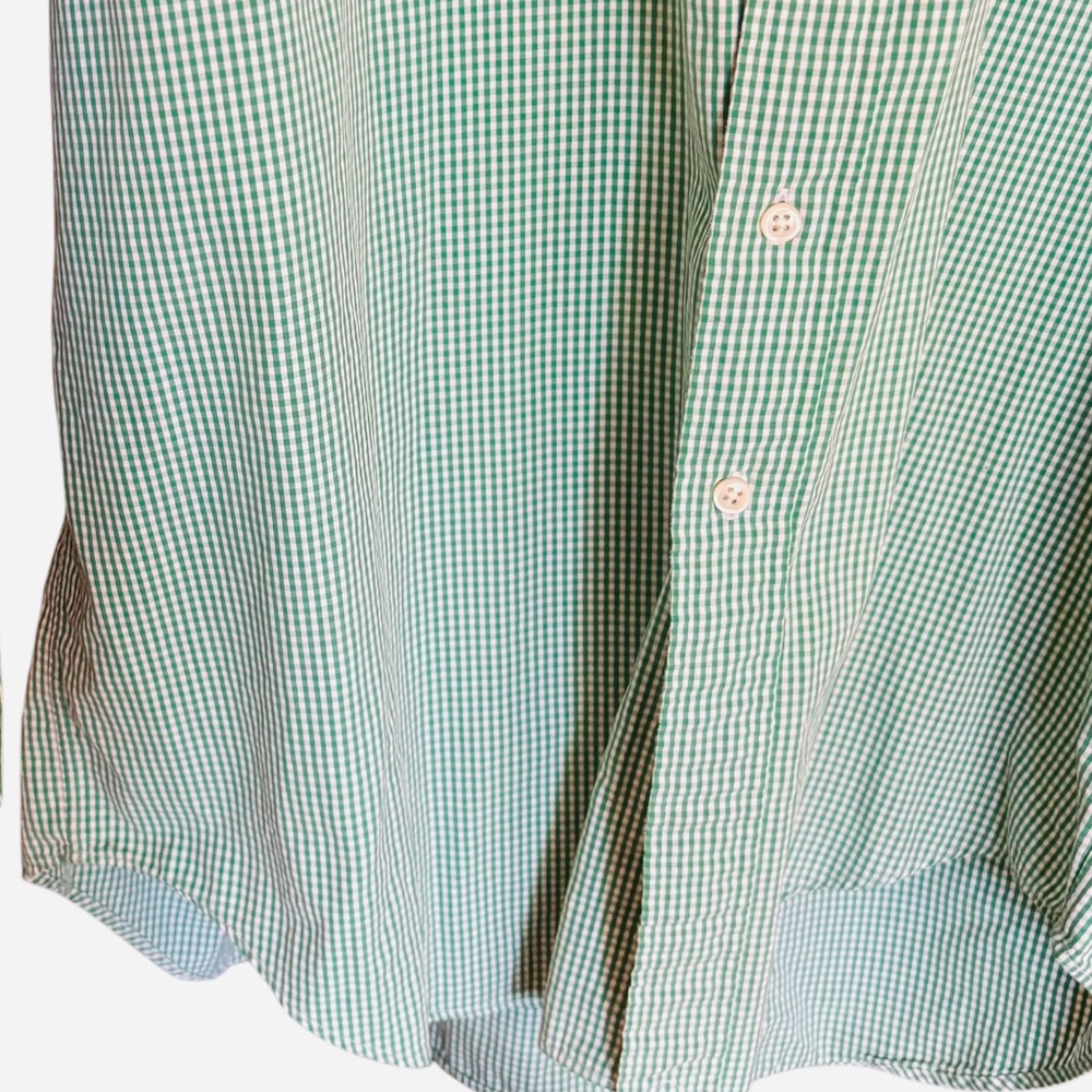 Polo Ralph Lauren Blake, green check long sleeve shirt large - Picture 5 of 9